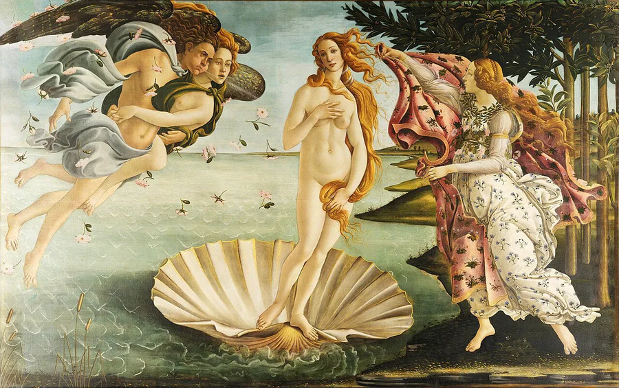 11. nacimiento-venus-botticelli-1484-flores-mitologia
