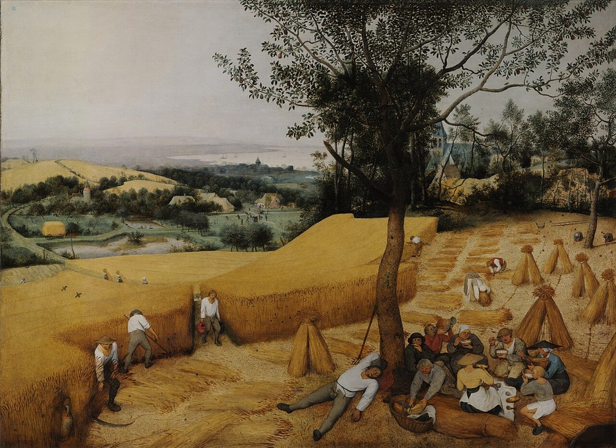 9. cosecha-trigo-pieter-brueghel-1569-agricultura