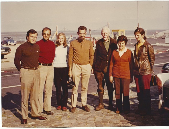 En les Illes Frisones amb el profesors Rivas Gehu y Túxen. 1970 p